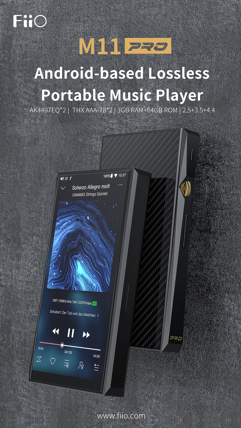 The Audiophile World: The Fiio M11-Pro - The THX Reference Standard